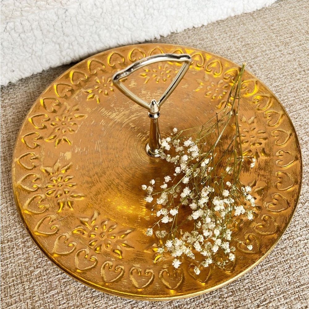 Stangl Pottery Granada Gold Tidbit Tray